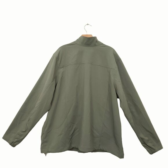 Eddie Bauer Travex Jacket Mens 2XL Green Softshell Full Zip Hiking Outdoor - Picture 6 of 13